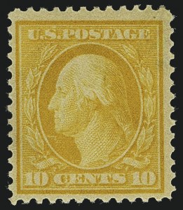 Sale 1111, Lot 327, 1909 Bluish Paper Issue (Scott 357-366)