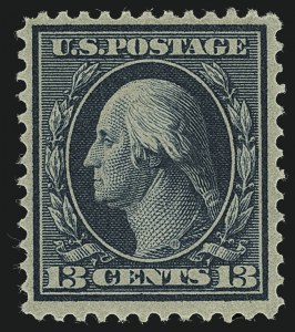 Sale 1111, Lot 328, 1909 Bluish Paper Issue (Scott 357-366)