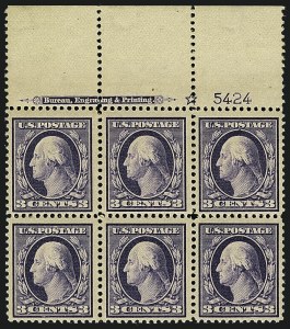 Sale 1111, Lot 341, 1909 Commem., 1910-13 Washington-Franklin Issues (Scott 367-384)