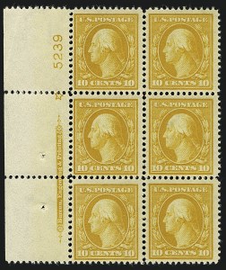 Sale 1111, Lot 353, 1909 Commem., 1910-13 Washington-Franklin Issues (Scott 367-384)