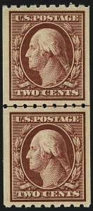 Sale Number 1111, Lot Number 366, 1910-13 Washington-Franklin Coils (Scott 385-396)