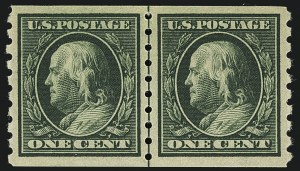 Sale 1111, Lot 367, 1910-13 Washington-Franklin Coils (Scott 385-396)