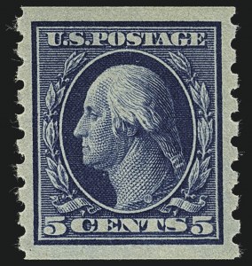 Sale Number 1111, Lot Number 374, 1910-13 Washington-Franklin Coils (Scott 385-396)
