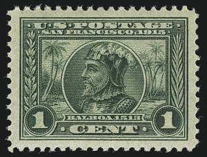 Sale Number 1111, Lot Number 377, 1913-15 Panama-Pacific Issue (Scott 397-404)