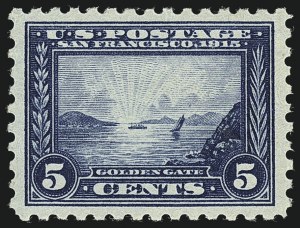 Sale Number 1111, Lot Number 396, 1913-15 Panama-Pacific Issue (Scott 397-404)