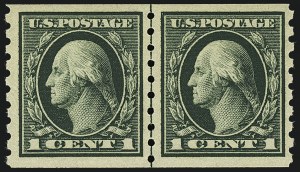 Sale 1111, Lot 408, 1912-14 Washington-Franklin Issue (Scott 405-423)