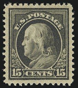 Sale 1111, Lot 414, 1912-14 Washington-Franklin Issue (Scott 405-423)