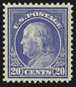 Sale 1111, Lot 416, 1912-14 Washington-Franklin Issue (Scott 405-423)