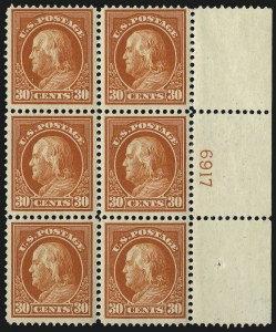 Sale 1111, Lot 418, 1912-14 Washington-Franklin Issue (Scott 405-423)