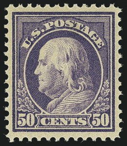 Sale 1111, Lot 420, 1912-14 Washington-Franklin Issue (Scott 405-423)