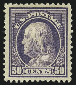 Sale Number 1111, Lot Number 422, 1912-14 Washington-Franklin Issue (Scott 405-423)