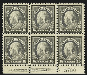 Sale 1111, Lot 426, 1913-15 Washington-Franklin Issues (Scott 424-440)
