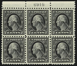 Sale 1111, Lot 438, 1913-15 Washington-Franklin Issues (Scott 424-440)