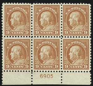 Sale 1111, Lot 440, 1913-15 Washington-Franklin Issues (Scott 424-440)