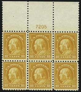 Sale 1111, Lot 444, 1913-15 Washington-Franklin Issues (Scott 424-440)
