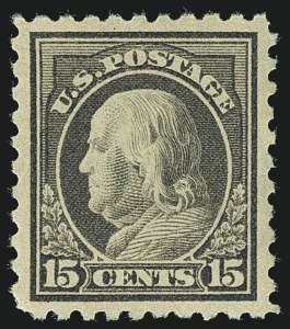 Sale 1111, Lot 446, 1913-15 Washington-Franklin Issues (Scott 424-440)