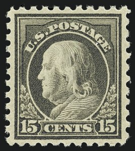 Sale 1111, Lot 447, 1913-15 Washington-Franklin Issues (Scott 424-440)
