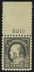 Sale 1111, Lot 448, 1913-15 Washington-Franklin Issues (Scott 424-440)