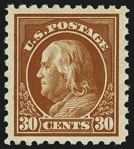 Sale Number 1111, Lot Number 452, 1913-15 Washington-Franklin Issues (Scott 424-440)