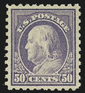 Sale Number 1111, Lot Number 456, 1913-15 Washington-Franklin Issues (Scott 424-440)