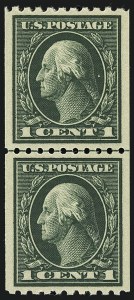 Sale 1111, Lot 457, 1913-15 Washington-Franklin Issues, Cont. (Scott 441-448)