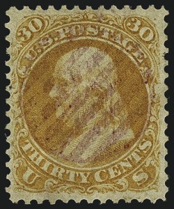 Sale 1111, Lot 46, 1861-66 Issue (Scott 56-78)