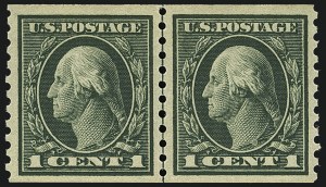 Sale 1111, Lot 461, 1913-15 Washington-Franklin Issues, Cont. (Scott 441-448)