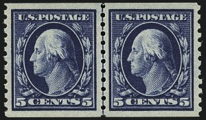 Sale 1111, Lot 471, 1913-15 Washington-Franklin Issues, Cont. (Scott 441-448)
