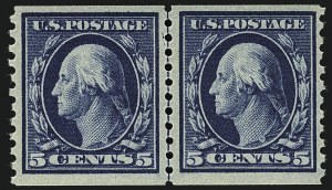 Sale 1111, Lot 473, 1913-15 Washington-Franklin Issues, Cont. (Scott 441-448)