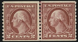 Sale 1111, Lot 479, 1913-15 Washington-Franklin Issues, Cont. (Scott 449-461)