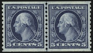 Sale Number 1111, Lot Number 492, 1913-15 Washington-Franklin Issues, Cont. (Scott 449-461) Sale Number 1111, Lot Number 492, 1913-15 Washington-Franklin Issues, Cont. (Scott 449-461)