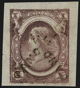 Sale 1111, Lot 51, 1867-68 Grilled Issue and 1875 Re-Issue (Scott 79-111)