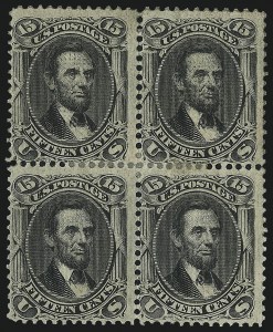 Sale 1111, Lot 55, 1867-68 Grilled Issue and 1875 Re-Issue (Scott 79-111)