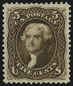 Sale 1111, Lot 59, 1867-68 Grilled Issue and 1875 Re-Issue (Scott 79-111)