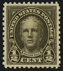 Sale 1111, Lot 664, 1923-29 Issues (Scott 575-657)