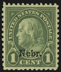 Sale 1111, Lot 679, 1929 Kansas-Nebraska Issue (Scott 658-679)