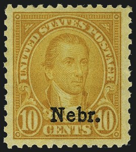 Sale 1111, Lot 692, 1929 Kansas-Nebraska Issue (Scott 658-679)