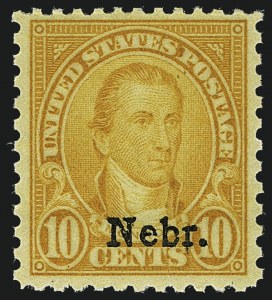 Sale 1111, Lot 693, 1929 Kansas-Nebraska Issue (Scott 658-679)