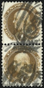 Sale 1111, Lot 71, 1869 Pictorial Issue and 1875 Re-Issue (Scott 112-122)