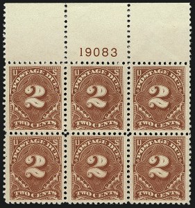 Sale 1111, Lot 775, Postage Due including Errors
