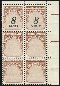 Sale 1111, Lot 782, Postage Due including Errors