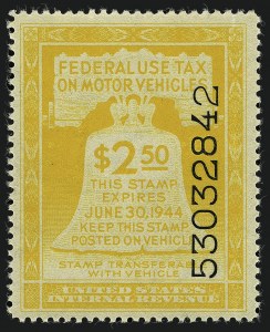 Sale 1111, Lot 833, Revenues