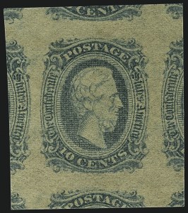 Sale 1111, Lot 869, Confederate States Superb Unused Singles