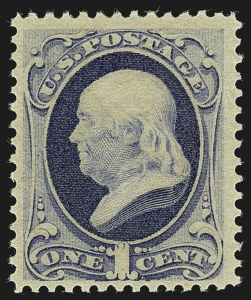 Sale 1111, Lot 90, 1870-88 Bank Note Co. Issues (Scott 134-218)