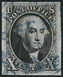 Sale 1115, Lot 2031, 10c 1847 Issue, Off-Cover (Scott 2)