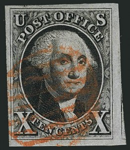 Sale 1115, Lot 2043, 10c 1847 Issue, Off-Cover (Scott 2)
