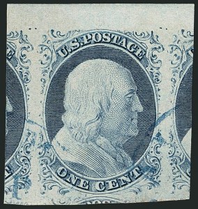Sale 1115, Lot 2069, 1c 1851-56 Issue, cont. (Scott 8A-9)