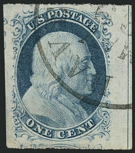 Sale Number 1115, Lot Number 2071, 1c 1851-56 Issue, cont. (Scott 8A-9)