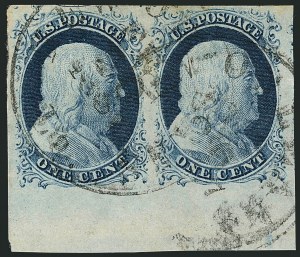 Sale 1115, Lot 2079, 1c 1851-56 Issue, cont. (Scott 8A-9)