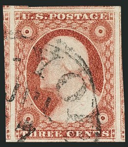 Sale Number 1115, Lot Number 2087, 3c 1851-56 Issue (Scott 10-11)